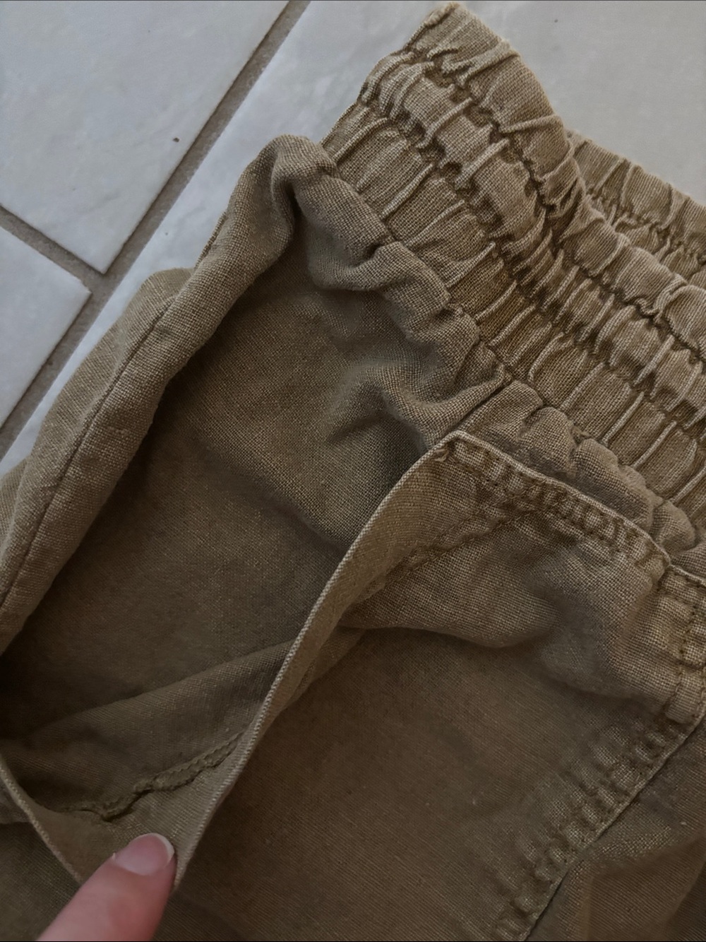 Universal Thread Olive Drawstring Utility Shorts Size S - Picture 4 of 7